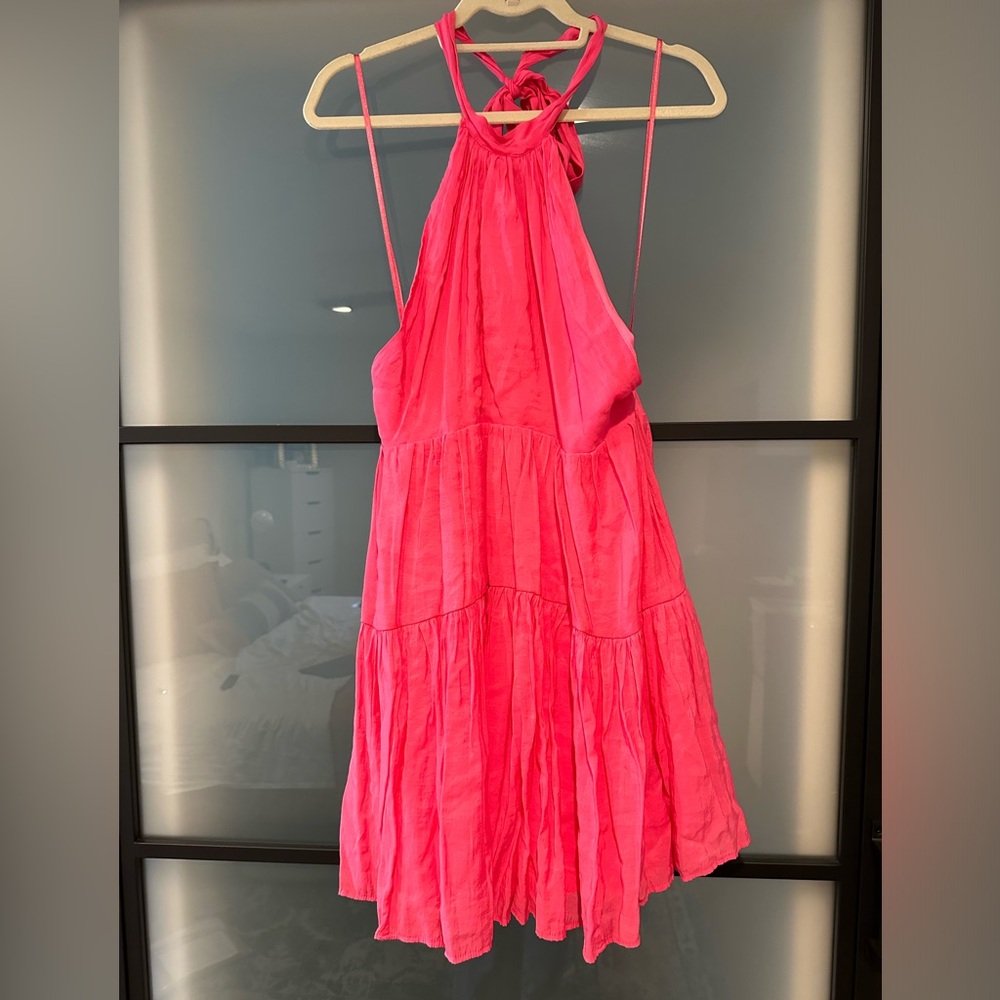Barbie core Halter dress / L